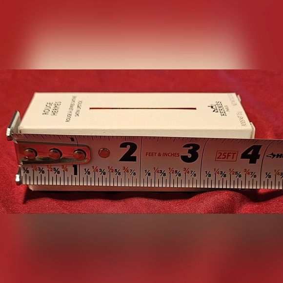 6 Hermes small box empty gift satin lipstick outer box rouge 4" x 1.5" - Picture 15 of 15